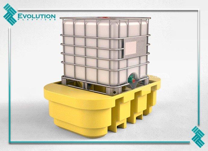 Pallet para container ibc de 1000 litros